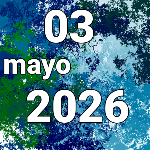 imagen con la fecha del día 03-05-2026