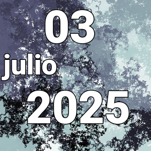 imagen con la fecha del día 03-07-2025