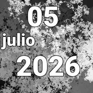 imagen con la fecha del día 05-07-2026