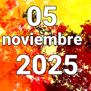 imagen con la fecha del día 05-11-2025