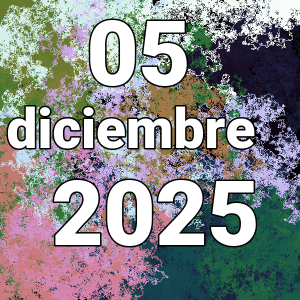 imagen con la fecha del día 05-12-2025