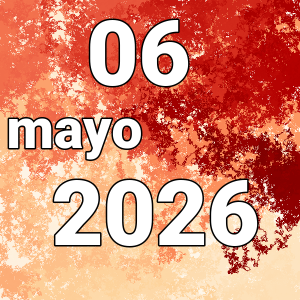 imagen con la fecha del día 06-05-2026