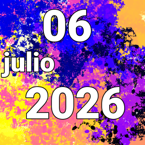 imagen con la fecha del día 06-07-2026