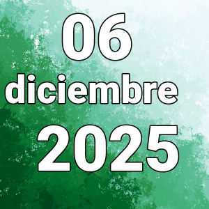 imagen con la fecha del día 06-12-2025