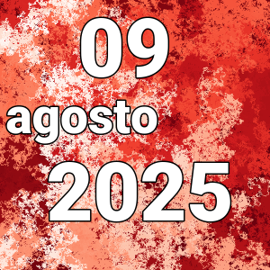 imagen con la fecha del día 09-08-2025