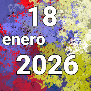 imagen con la fecha del día 18-01-2026