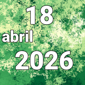 imagen con la fecha del día 18-04-2026