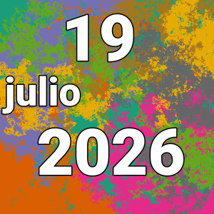 imagen con la fecha del día 19-07-2026