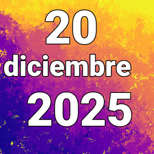 imagen con la fecha del día 20-12-2025