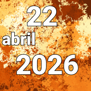 imagen con la fecha del día 22-04-2026