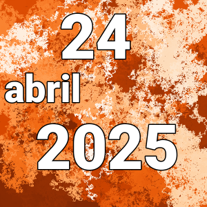 imagen con la fecha del día 24-04-2025