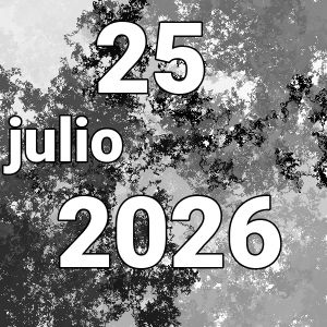 imagen con la fecha del día 25-07-2026