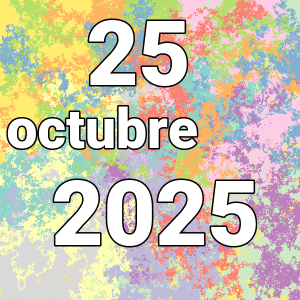 imagen con la fecha del día 25-10-2025