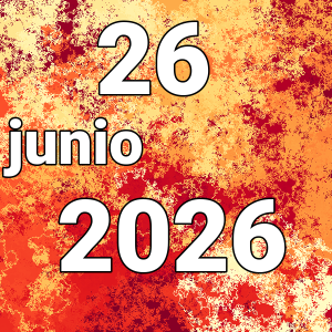 imagen con la fecha del día 26-06-2026