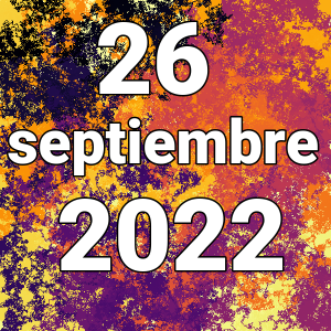 imagen con la fecha del día 26-09-2022