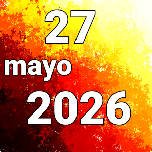 imagen con la fecha del día 27-05-2026