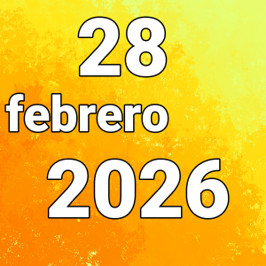 imagen con la fecha del día 28-02-2026