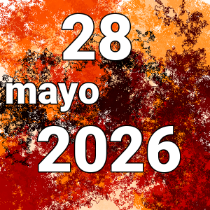 imagen con la fecha del día 28-05-2026