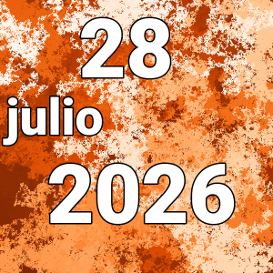 imagen con la fecha del día 28-07-2026