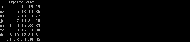 calendario minimo PNG 2025-08