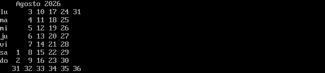 calendario minimo PNG 2026-08
